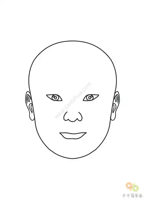 郭子仪脸谱简笔画
