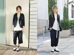 日本街头超级潮搭街头美男大集合生活频道

