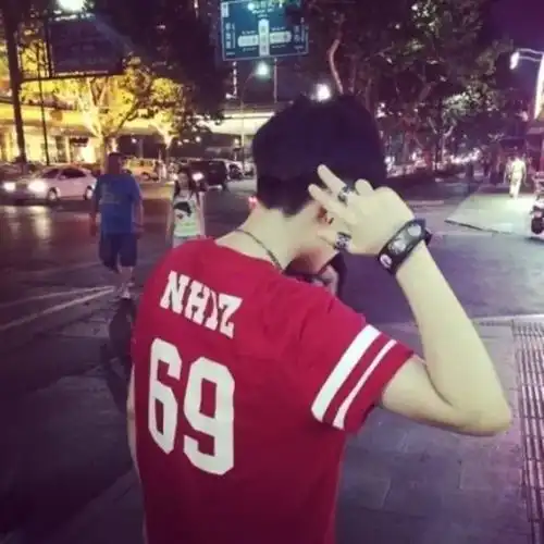 暗黑头像男真人背影宜家