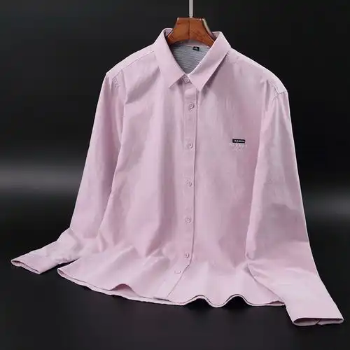 汤河之家2020春夏男装长袖牛津纺衬衫男士修身纯棉刺绣男式衬衣男新款a
