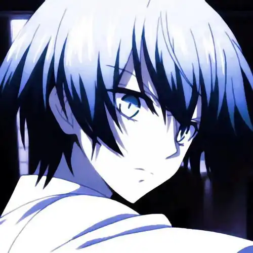 绝美蓝色系动漫男女头像
