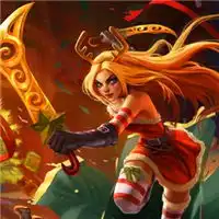 lol卡特琳娜头像高清图片lol卡特q版动漫微信头像
