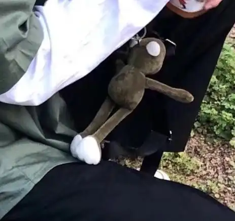 抖音上有很多男的网红的书包后面都有一个小熊的挂件,但我就是找不到,求链接
