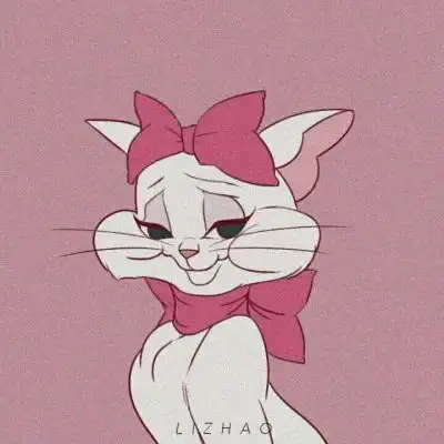 猫和老鼠简约纯底头像
