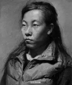 素描头像的面部结构与头发的表达你会吗
