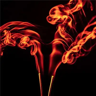 多彩的视觉效果太震撼了,彩色的烟雾特效个性头像图片
