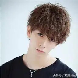 2018男生烫发流行款,空气感纹理烫
