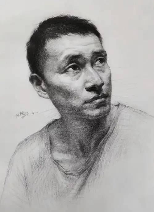 素描头像要点讲解北京飙地画室
