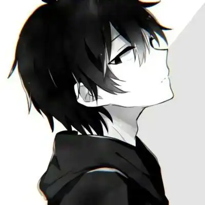 漫画头像男生帅气冷漠孤独冷酷型男头像
