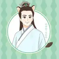 手绘古装情侣头像
