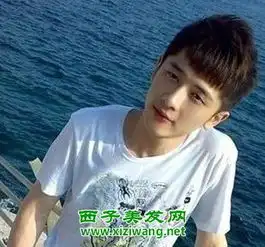 初中男生直刘海发型
