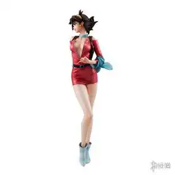 机动武斗传g高达深村玲手办赏深v红裙贴身诱惑
