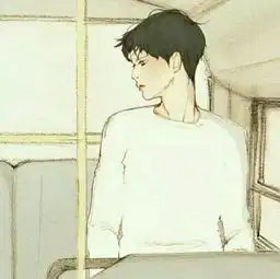 一男一女公交车对视小清新头像动漫的是个白色跪求
