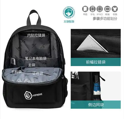小学生专属头像男背包