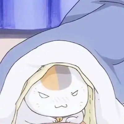 情头可爱动漫一男一女
