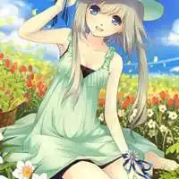 阳光爱笑开朗女生动漫头像微信头像图片大全
