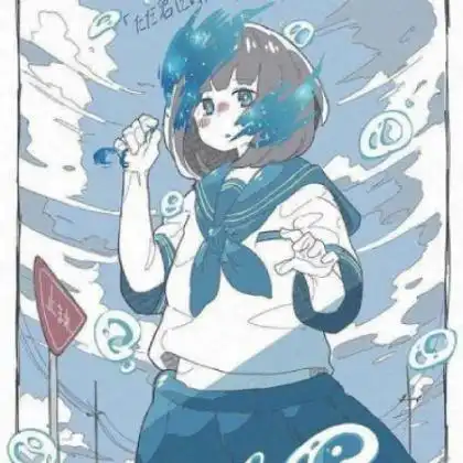qq动漫头像女生会有天使替我爱你
