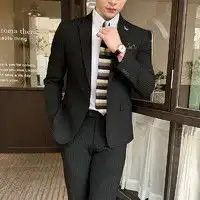 其他男士西服others其他2024西服套装男西装男士商务休闲职业装两件套修身单西服新郎伴郎多少钱
