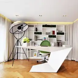 混搭装修书房设计效果图
