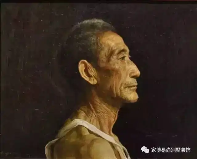 名画中的父亲献给那个支撑了你一生的男人
