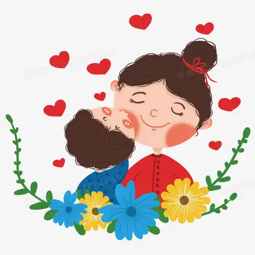 感恩节男孩亲妈妈的场景png图片素材免费下载妈妈png20002000像素熊猫办公
