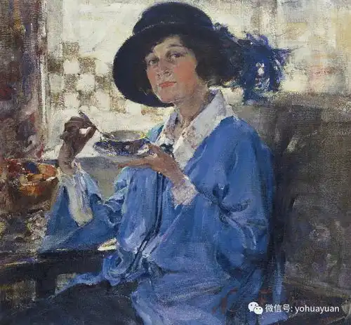 油画头像写生,最好的造型巩固模式
