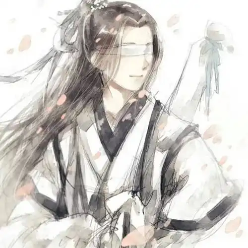 男人是瞎子,可是他有一个温柔的妻子
