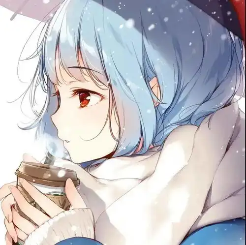 唯美动漫女生头像你是我用余光就能看清的人
