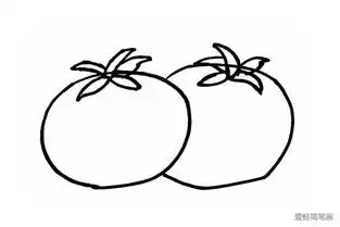 西红柿简笔画怎么画

