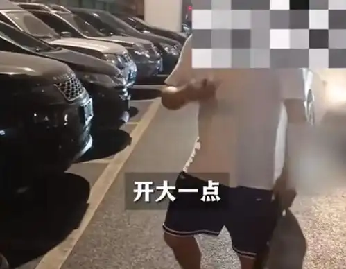 开豪车男子踢翻外卖小哥电动车当场扬言拍大点,像素够不够
