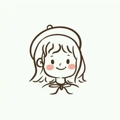 皮卡小人简笔画微信头像
