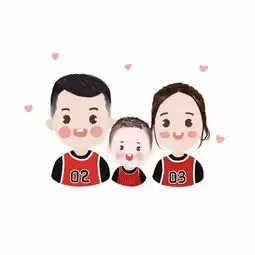 一家三口,两口,四口,一家五口头像大集合,想要家庭头像的自取
