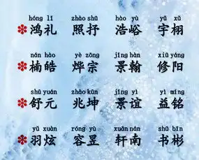名字伴随我们一生,小清新的男女宝宝名字大全
