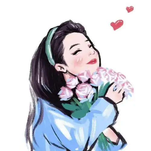 刘亦菲捧花头像
