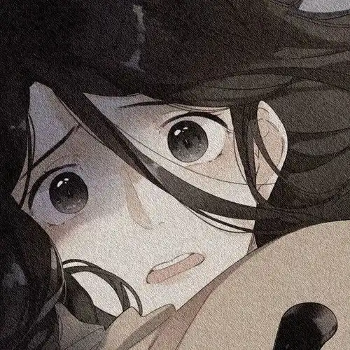 动漫女头伤感忧郁的女生动漫头像

