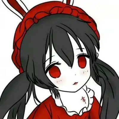 二次元动漫女生头像丧气小萝莉
