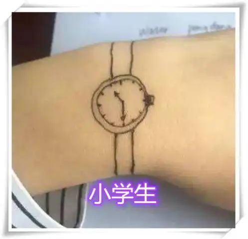 同样是纹身,小学生vs中学生,看到社会人后你们都是弟弟
