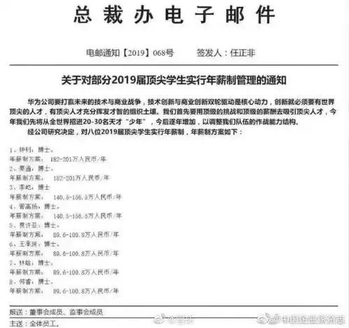 华为最新天才少年,一毕业就拿201万年薪
