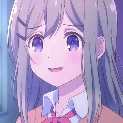 可爱动漫女头我跟在你身后伸手怕犯错缩手怕错过
