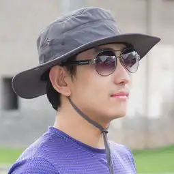 太阳帽男遮阳帽挡脸的户外工地速干透气遮脸防紫外线钓鱼防晒帽子,一品好特惠
