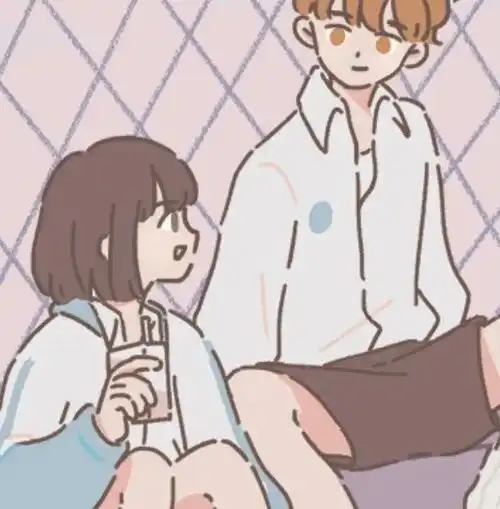 动漫情头黄昏海
