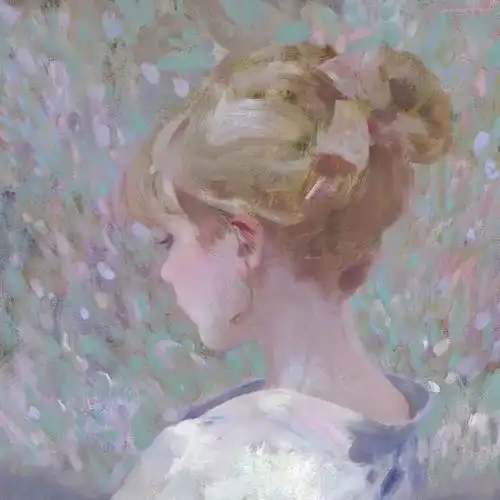 高格调手绘风格头像
