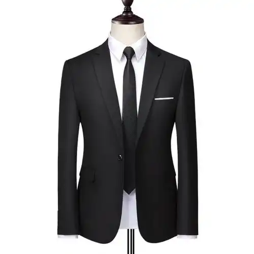 西服男士青年修身英伦韩版职业商务正装西装男外套英伦风伴郎团装
