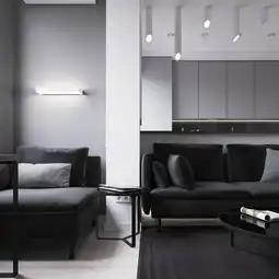 现代黑白经典风
