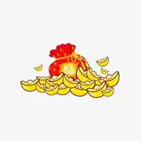 超大金元宝头像图片
