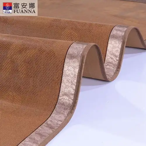 富安娜夏季凉席空调席子单人双人折叠席子清凉席夏至1.8m1.5米床1.8m床6英尺夏至物语图片大全邮乐官方网站
