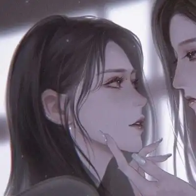 林赴手绘动漫情头
