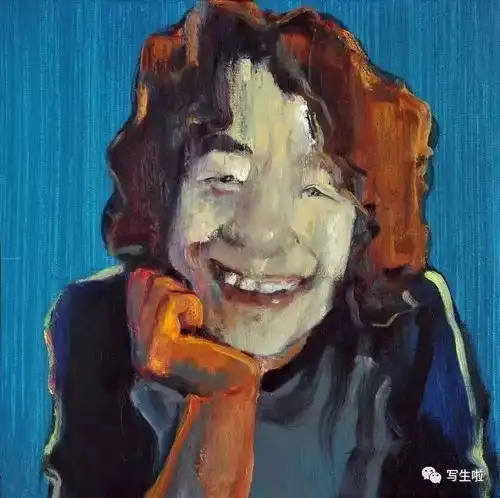微信时代的图像袁文彬油画肖像作品
