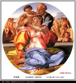 圣家族油画图片免费下载红动网
