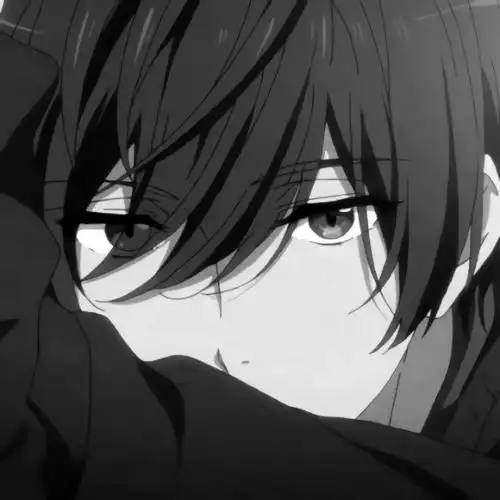 ins黑白冷酷微丧动漫男头你是我缺失的氧气
